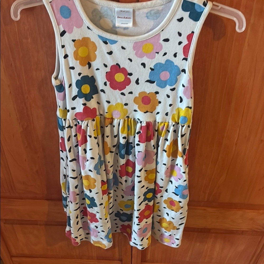 Colorful Floral Kids Dress